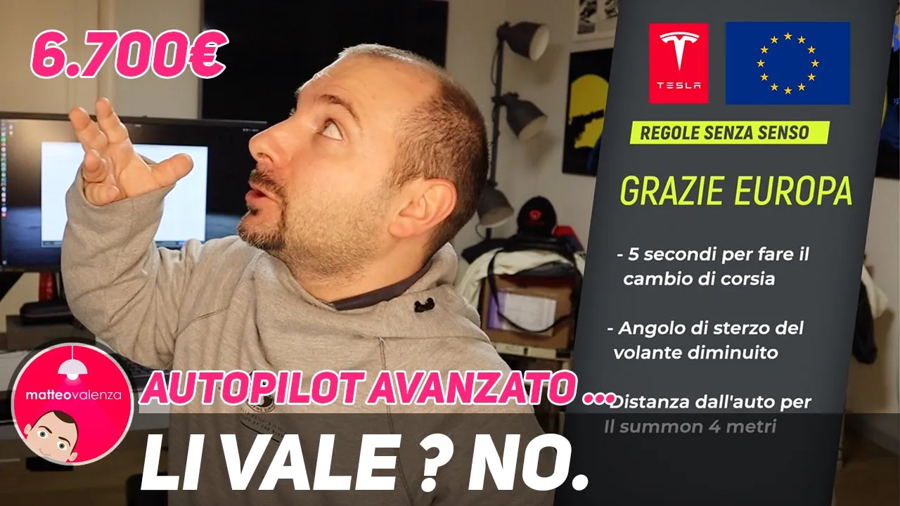 Tesla Autopilot avanzato: i limiti europei pesano sui 6.700 euro
