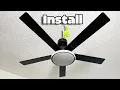 How to Install the Lumary 52 Smart Ceiling Fan with Remote and App