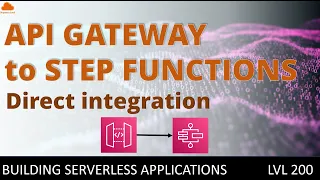 API Gateway calling Step Functions - a direct integration from an API to a state machine workflow