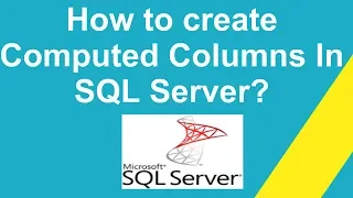 How to create Computed Columns In SQL Server