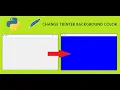 change backgound color in tkinter - python