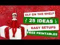 25 Days of Christmas Cheer with FREE Elf on the Shelf Printables