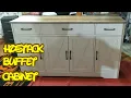 Hostack Buffet Cabinet Assembly and review