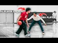 WHAT THE HIGH SCHOOL PROSPECT LOOKS LIKE VS AN NBA PLAYER TYRAN STOKES VS MARJON BEAUCHAMP