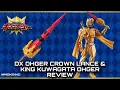 Download Lagu Ohger Crown Lance \u0026 King Kuwagata Ohger Action Hero REVIEW | 王様戦隊キングオージャー | OHSAMA SENTAI KING-OHGER
