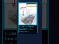 Tips and Tricks Views function