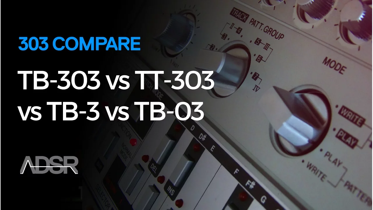 Roland TB-303 vs TT-303 vs TB-3 vs TB-03