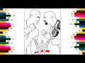 John Cena VS The Rock in WrestleMania Who Will WIN WWE Coloring Superstars
