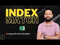 Master Excel Index Match function for efficient data lookup