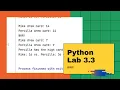 Python Lesson 3 3 Lab - WAR