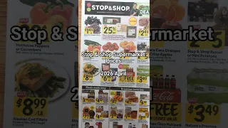 Stop Shop Supermarket flyer New York City area 2026 April NYC USA Grocery Prices