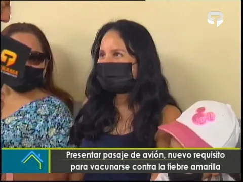 Presentar pasaje de avión, nuevo requisito para vacunarse contra la fiebre amarilla