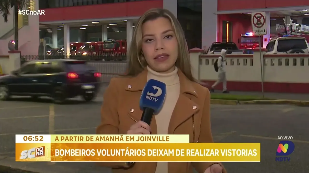 Bombeiros Voluntários de Joinville deixam de realizar vistorias a partir desta sexta-feira