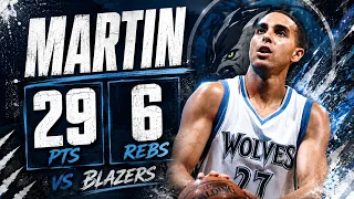 Kevin Martin 29 pts 6 rebs vs Blazers 2014-15 season