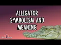 Alligator Symbolism and Meaning
