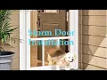 Storm Door Doggy Door Install step by step Easy