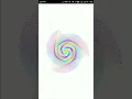 Python Turtle Graphics design Rainbow Spiral