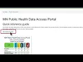 5 Getting Help on the MN Public Health Data Access Portal