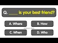 English Quiz for Kids English Grammar Quiz for grade 3 Question Words Quiz Quiz Time