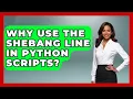 Why Use The Shebang Line In Python Scripts - Python Code School