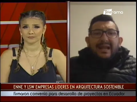 Enne y LSW empresas líderes en arquitectura sostenible firmaron convenio para desarrollo de proyectos en Ecuador