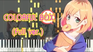 Shirobako OP1 COLORFUL BOX Full Ver Piano Arrangement 
