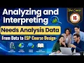 Analyzing and Interpreting Needs Analysis Data From Data to ESP Course Design