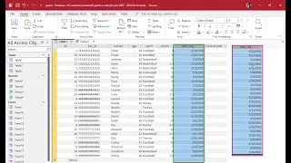How do you Update Multiple Values at once in Microsoft access database