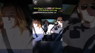 Girls React To 1200 HP Nissan GTR Rolling Anti Lag Funny Turbo Cartok 