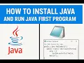How to Install Java Run Your First Java Program Using Notepad Step-by-Step