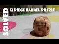How To Solve The Wooden Barrel Puzzle