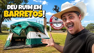 DEU MUITO RUIM NO MEU CAMPING EM BARRETOS! *desmoronou tudo😱🔥