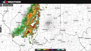 Monitoring a line of strong storms approaching the area Share and join