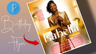 pixellab tutorial how to create stunning birthday flyer in pixellab 2025 graphic design