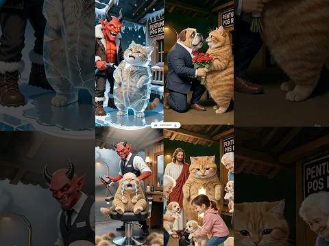 Cute Cat ai Video Part 1 😀😂 #aivideo #shorts #viral