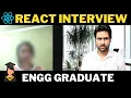 React Interview Entry Level - Engineering Graduate Mock