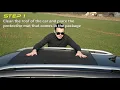 How to install BOACAY Rooftop Cargo Bag 15 Cubic Ft For cars with roof rack
