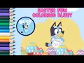 How to Color Bluey Easter Coloring Pages