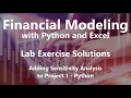 Adding Sensitivity Analysis to Project 1 - Python