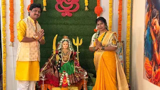 మా ఇంట్లో మంగళ హారతులు #family #emotional #love 