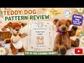 Fima Teddy Dog Pattern Review FREE Teddy Bear Pattern by Alla Drygina