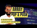 Master JavaScript Array Interview Questions - Coding Methods Explained part