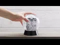 Photo Snow Globe with Black Base - how to insert your photo