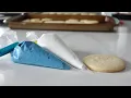 How to Pipe and Flood Cookies with ONE Royal Icing Consistency Puffy Royal Icing on Cookies
