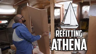 Sail Life – Laminated beam and kerfing plywood – DIY sailboat repair