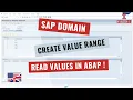 Create Domain with Value Range - Read Values with ABAP english