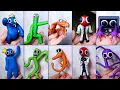Making RAINBOW FRIENDS Original Paranoid meme Sculptures Timelapse