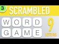 Scrambled Word Games Vol 3 - Guess the Word Game 9 Letter Words