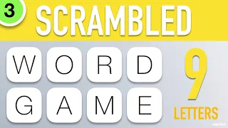 Scrambled Word Games Vol 3 - Guess the Word Game 9 Letter Words