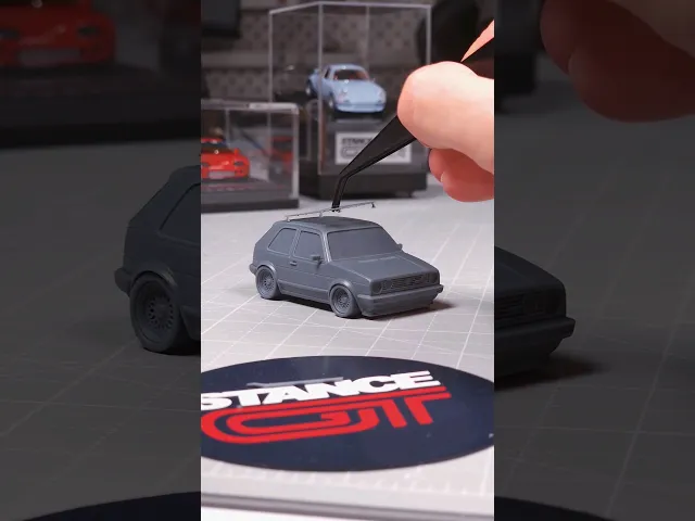Volkswagen Golf GTI Mk2 | Scale model kit car video thumbnail